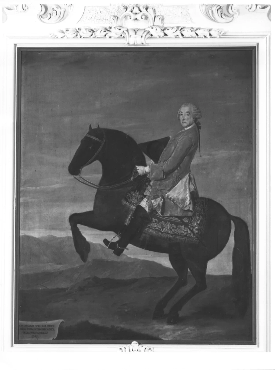 Giacomo Ceruti, il Pitocchetto - 188, Ritratto equestre del marchese Giulio Gregorio Orsini, Imbersago